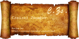 Czeizel Zsombor névjegykártya